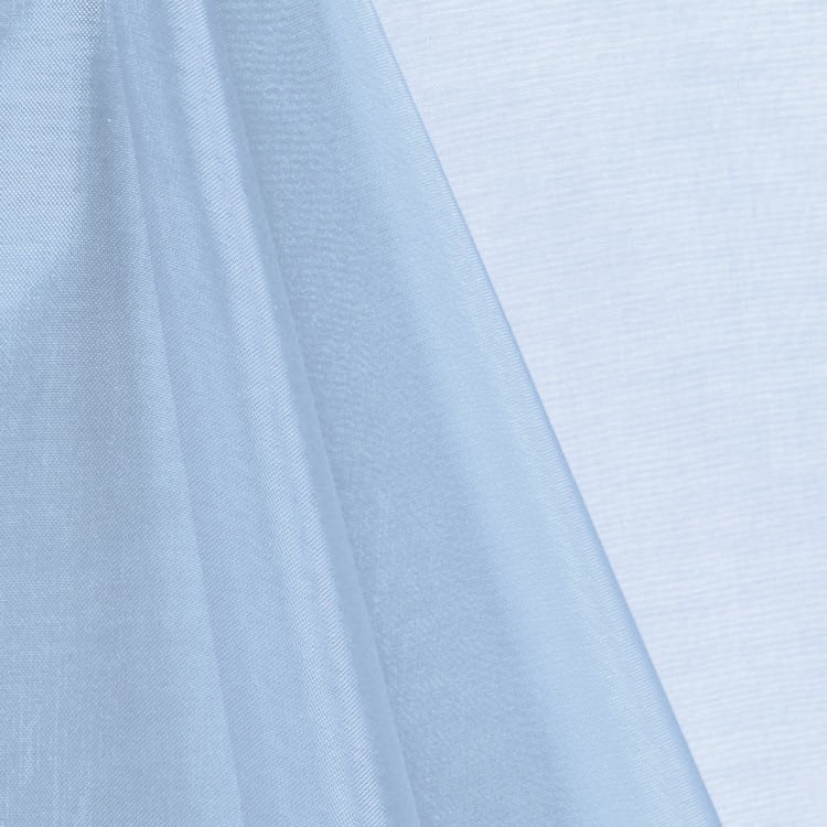 Baby Blue Mirror Organza